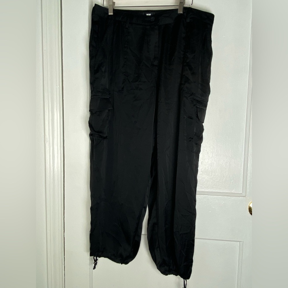 DKNY Black Cargo Pants